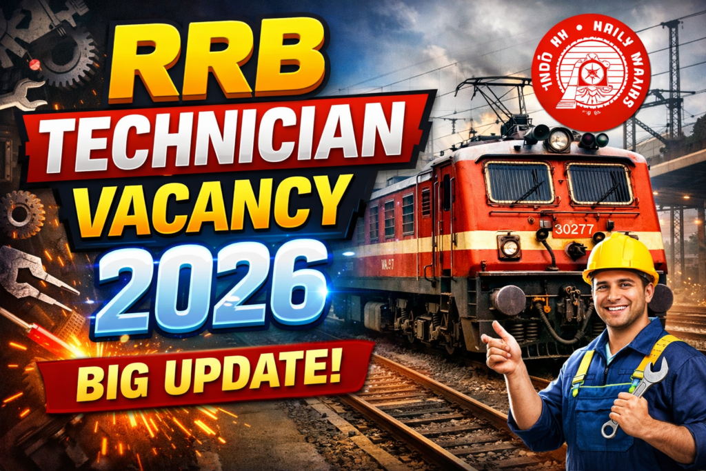 rrb technician new vacancy 2026